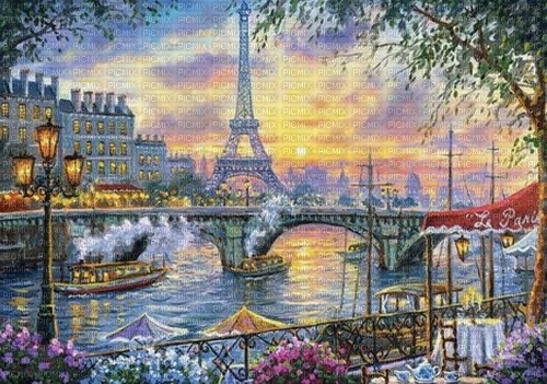 Paris background - gratis png