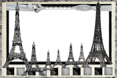 Paris  frame bp - zadarmo png