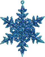 blue snowflake - kostenlos png