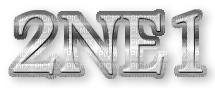 Text 2NE1 - PNG gratuit