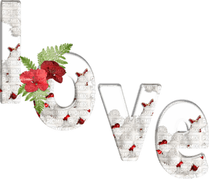 Kaz_Creations Deco Text Love - 免费PNG