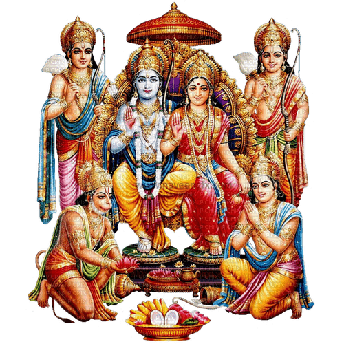 Sita Ram Lakshman Hanuman - PNG gratuit