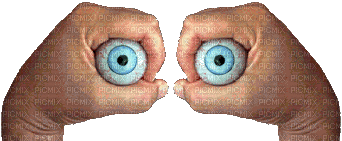 eye hands - 無料のアニメーション GIF