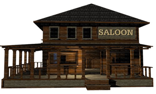 Western.Cowboy.Saloon.Deco.Victoriabea - kostenlos png