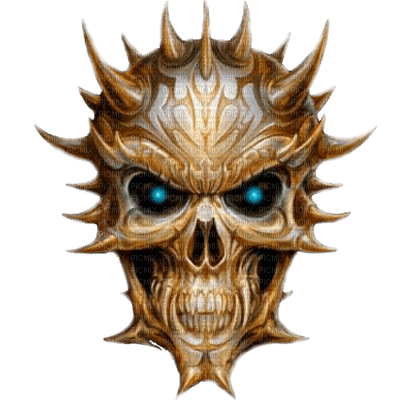 Gothic skull by nataliplus - png gratis