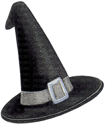 sombrero bruja-deco - Gratis animeret GIF