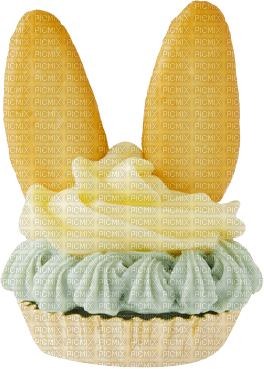 bunny cupcake - PNG gratuit