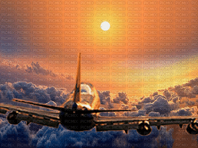 самолёт - 免费动画 GIF