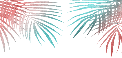 soave deco frame animated tropical summer branch - Безплатен анимиран GIF