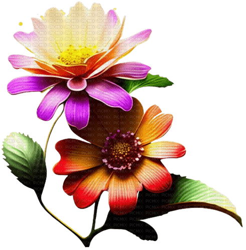 fiori luminosi - Free PNG