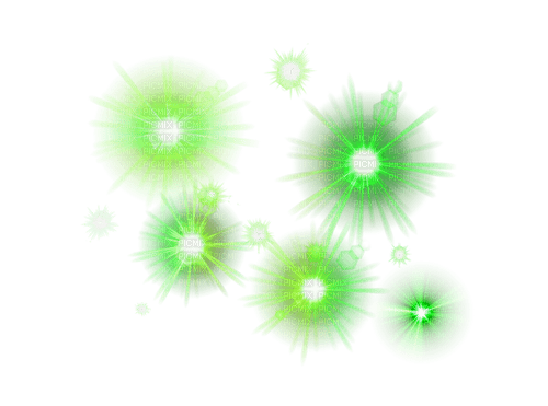 Sparkles.Green - PNG gratuit