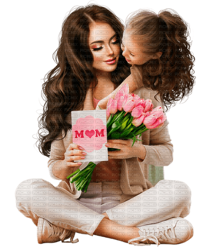 mother and daughter by nataliplus - gratis png