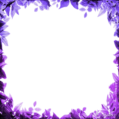 soave frame autumn leaves border purple - δωρεάν png