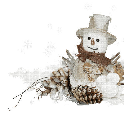 winter snowman bonhomme de neige - GIF animado grátis