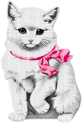 soave cat vintage bow christmas winter animals - 免费PNG