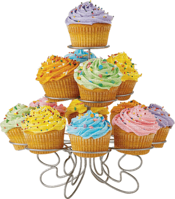 Kaz_Creations  Deco Cakes Cup Cakes - PNG gratuit
