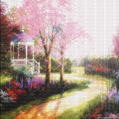 Spring Garden - Gratis animeret GIF