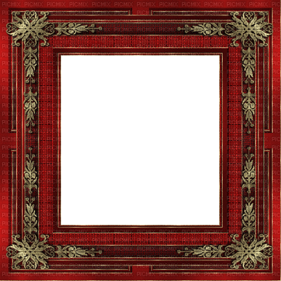 frame cadre rahmen  deco tube vintage red - Δωρεάν κινούμενο GIF