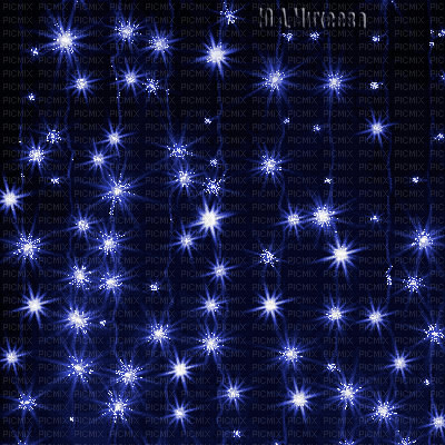 Y.A.M._Fantasy night stars blue - Nemokamas animacinis gif