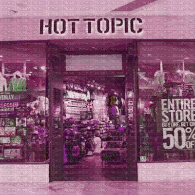 Pink Hot Topic Background - GIF animado gratis
