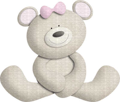 Kaz_Creations Deco Baby  Girl Cute Teddy  Colours - png grátis