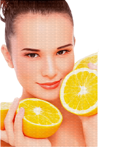 Kaz_Creations Woman-Femme-Fruit-Oranges - фрее пнг