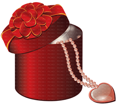 Kaz_Creations Valentine Deco Love Hearts Gift Box - zdarma png
