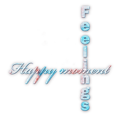 soave text happy moment feelings pink teal - darmowe png