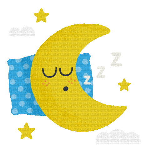Tired Good Night - GIF animasi gratis