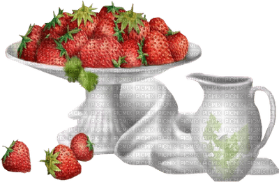 Kaz_Creations Deco Scrap Fruit Strawberries - PNG gratuit