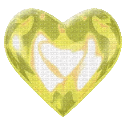 clear yellow glass heart gif Bb2 - GIF animado gratis