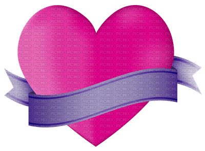 Kaz_Creations Love Banner Heart Deco Colours - bezmaksas png