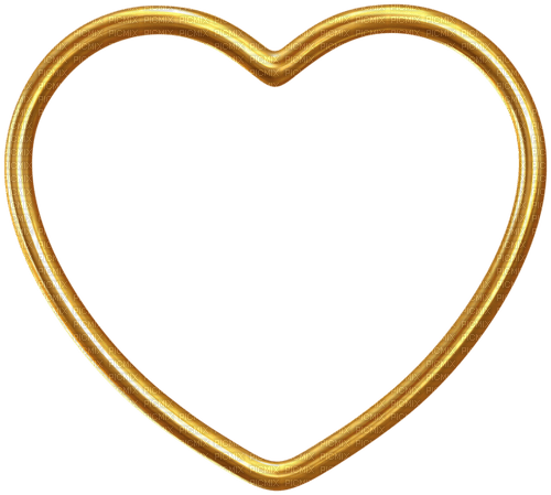 MMarcia cadre frame  golden heart - gratis png