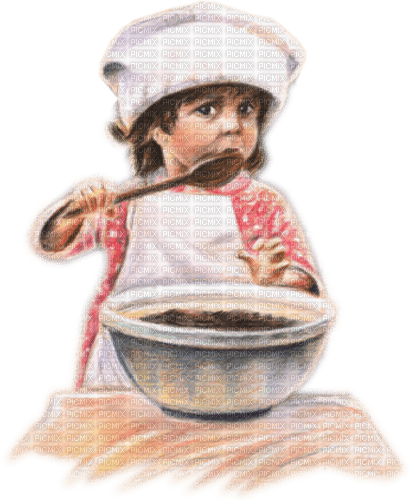 Child Cooking - Free PNG