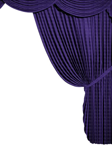 kikkapink deco purple curtain - ücretsiz png