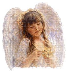 Kaz_Creations Angel Child Girl - 免费动画 GIF