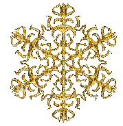 Tube déco-étoile de neige - GIF animado gratis