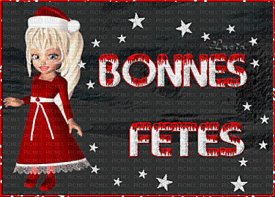 Bonne fêtes - Безплатен анимиран GIF