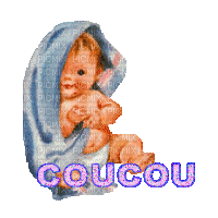 coucou bébé - Darmowy animowany GIF