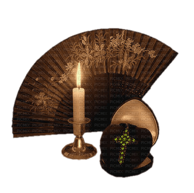 Kaz_Creations Candle Deco - PNG gratuit