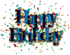 Kaz_Creations Deco Birthday Text Happy Birthday - ilmainen png