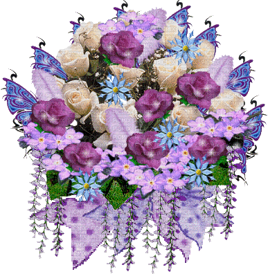 MMarcia gif flores deco - Ingyenes animált GIF