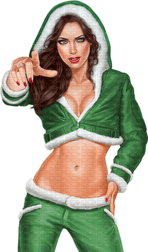 christmas woman by nataliplus - gratis png