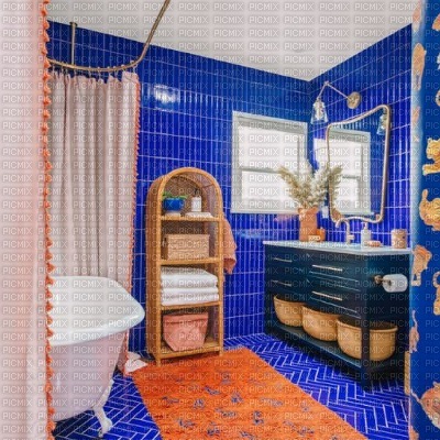 Blue Bathroom - zdarma png