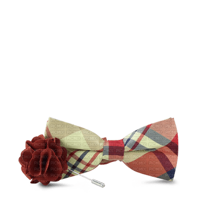 Kaz_Creations Deco Lapel Flower Colours Bow Tie - png ฟรี