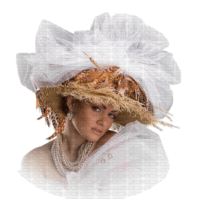woman with hat, sunshine3 - GIF animé gratuit