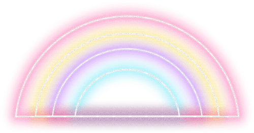neon rainbow Bb2 - nemokama png