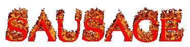 sausage cool text - Darmowy animowany GIF