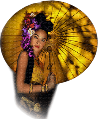 mujer con paraguas by EstrellaCristal - 無料png