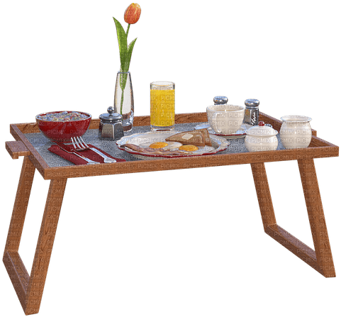breakfast tray - PNG gratuit